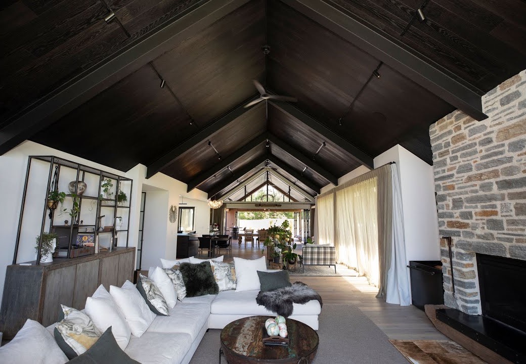 A luxury home with HARO timber floors, walls and ceilings